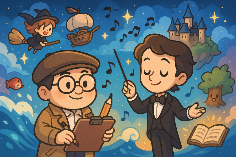 宮崎駿與久石讓:一場動畫與音樂的靈魂對話 12 宮崎駿與久石讓 封面