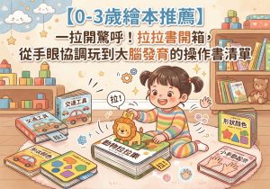 【0-3歲繪本推薦】一拉開驚呼！拉拉書開箱，從手眼協調玩到大腦發育的操作書清單